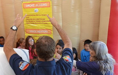 Fire Safety Lesson in Progress
