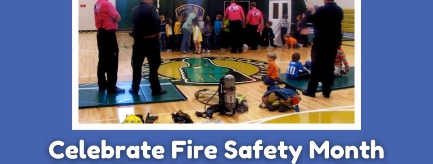 celebrate fire safety month with inflatables